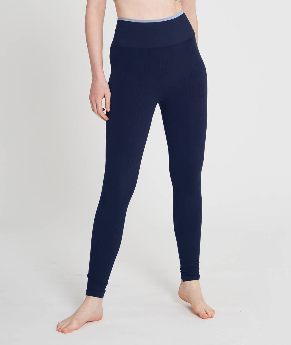 Women wearing soft silky bamboo yoga leggings